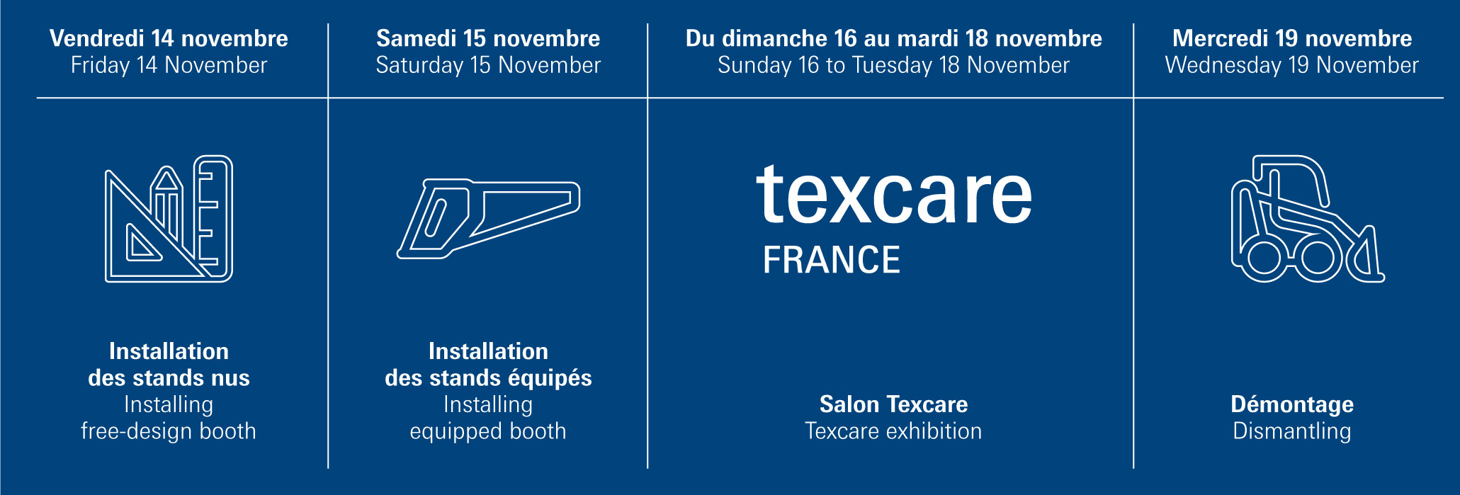 Texcare-calendrier